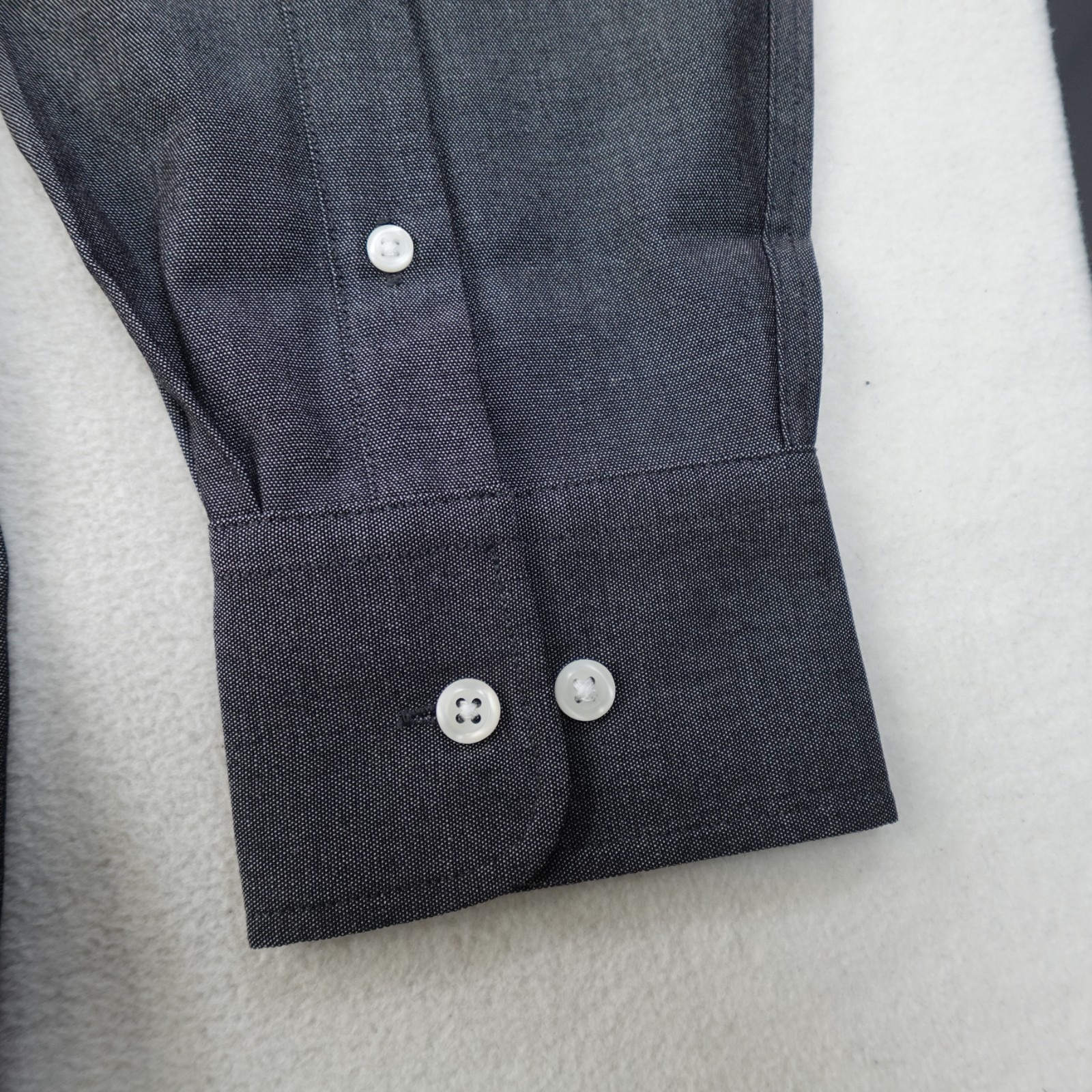 Wool & Prince Merino Wool Dress Shirt Mens Xxl Tall Gray Button Down Performance — image 2 of 8